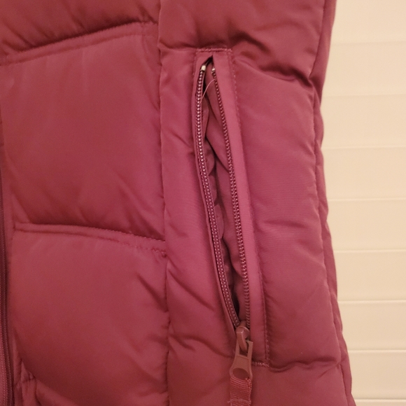 Burgundy Purple Puffer Vest - Maurices L - Picture 2 of 6